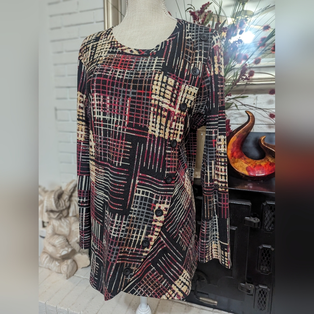 N Touch Multi Color Tunic - Picture 2 of 9